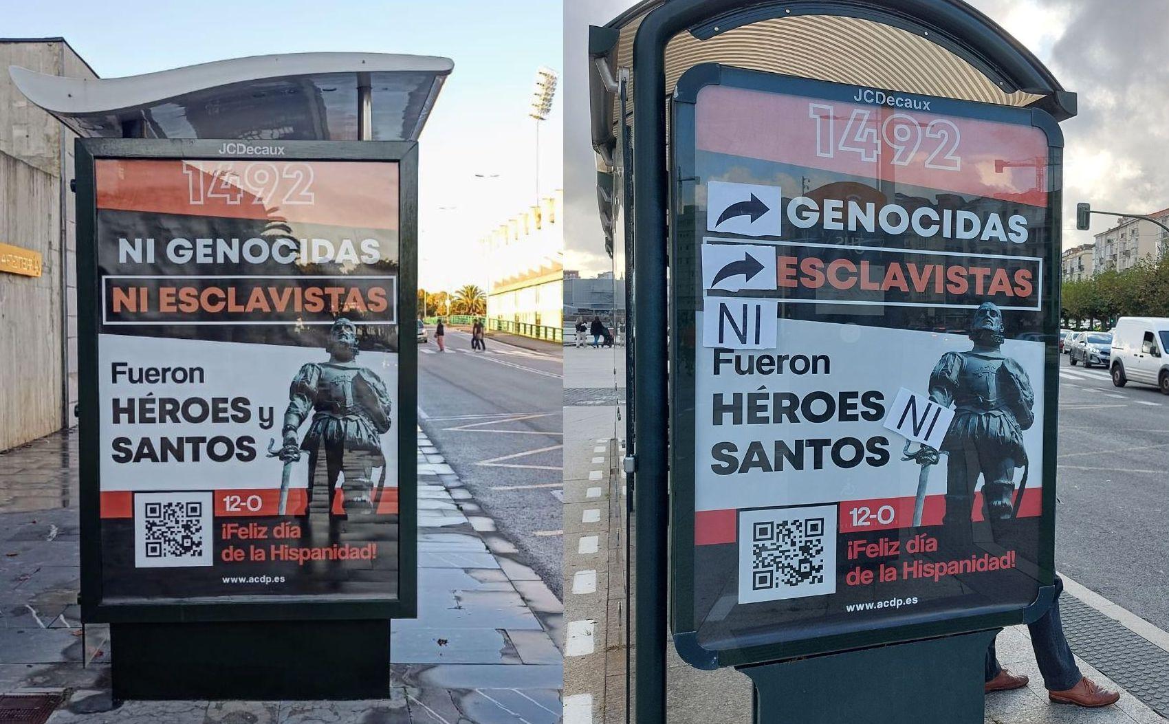 ¿Quién mancha con carteles negacionistas nuestras calles?