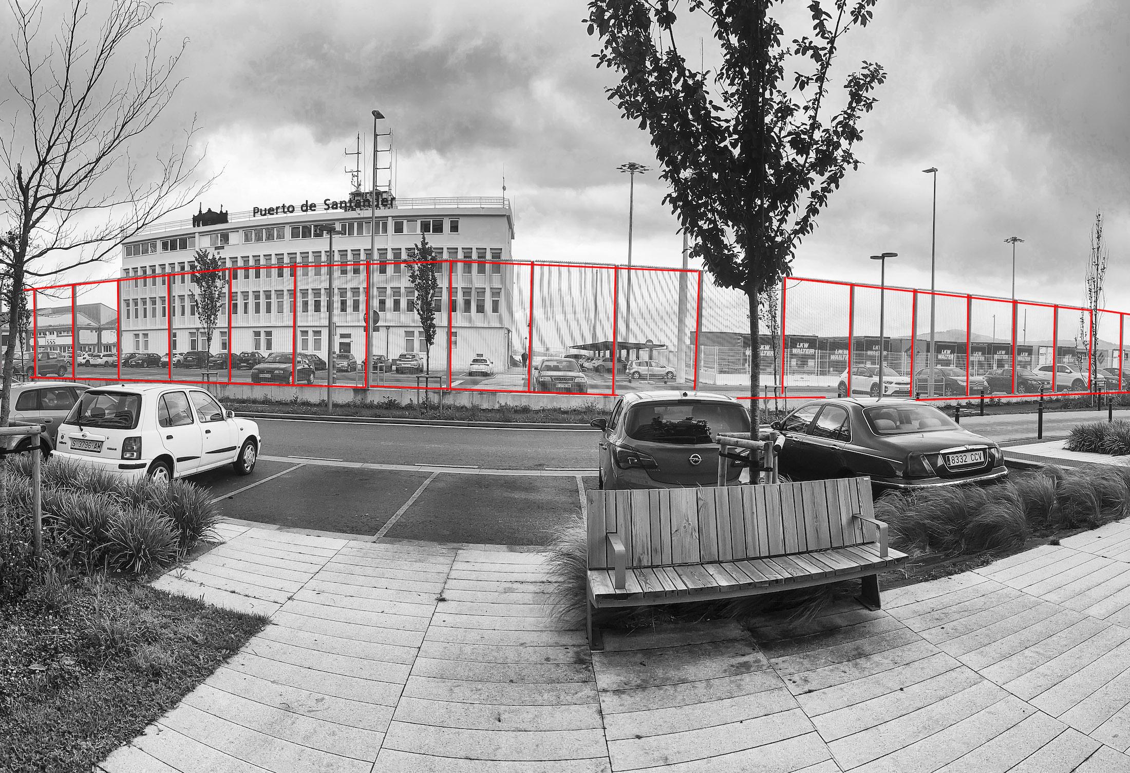 La Vorágine presenta LaVallaInvisible, un proyecto que denuncia la huella brutal de la valla que 'protege' el Puerto de Santander a modo de frontera británica externalizada.
