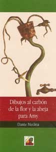 Dibujos al carbón de la flor y la abeja para Amy