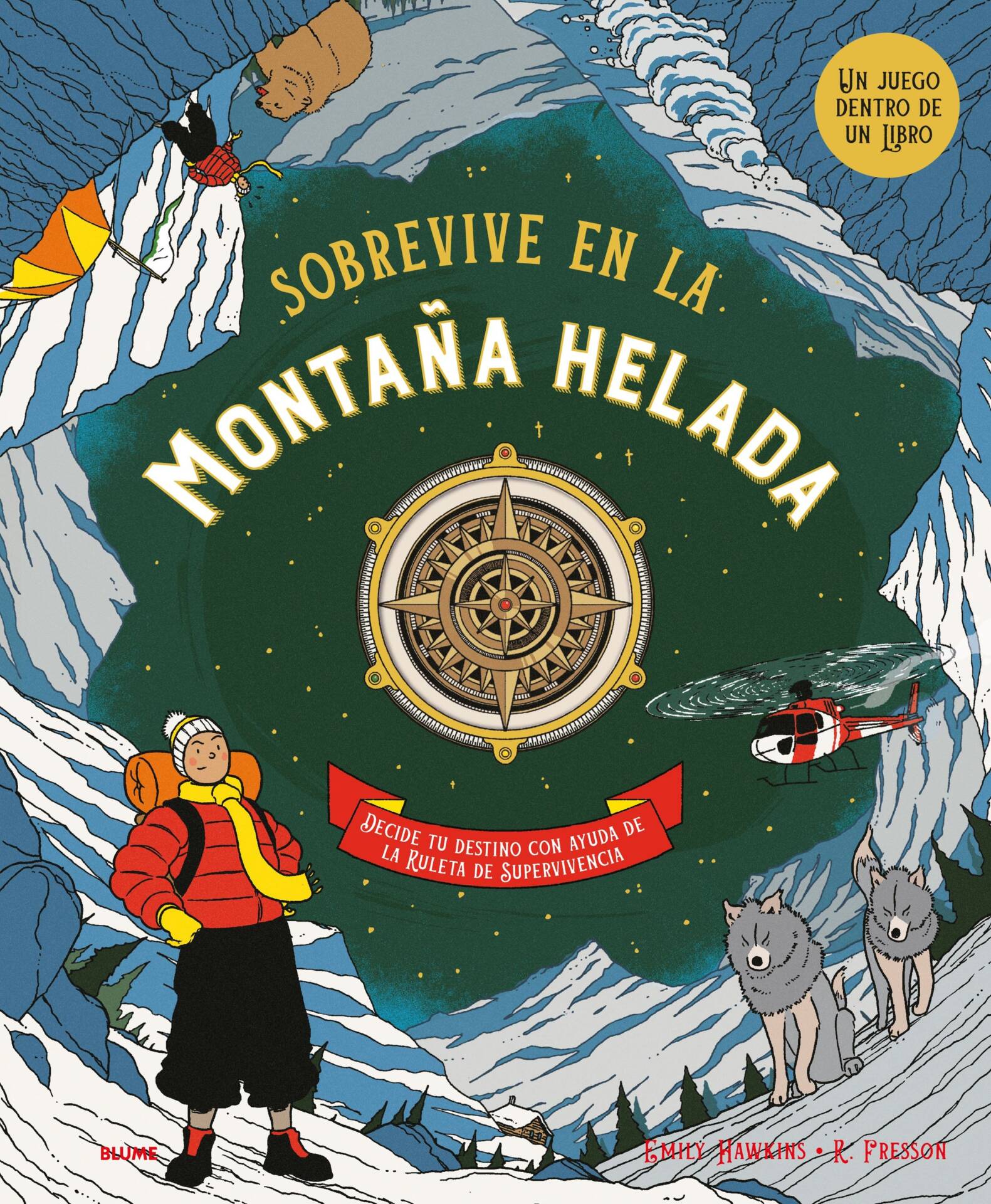 Sobrevive en la montaña helada : Decide tu destino con ayuda de la Ruleta de la supervivencia