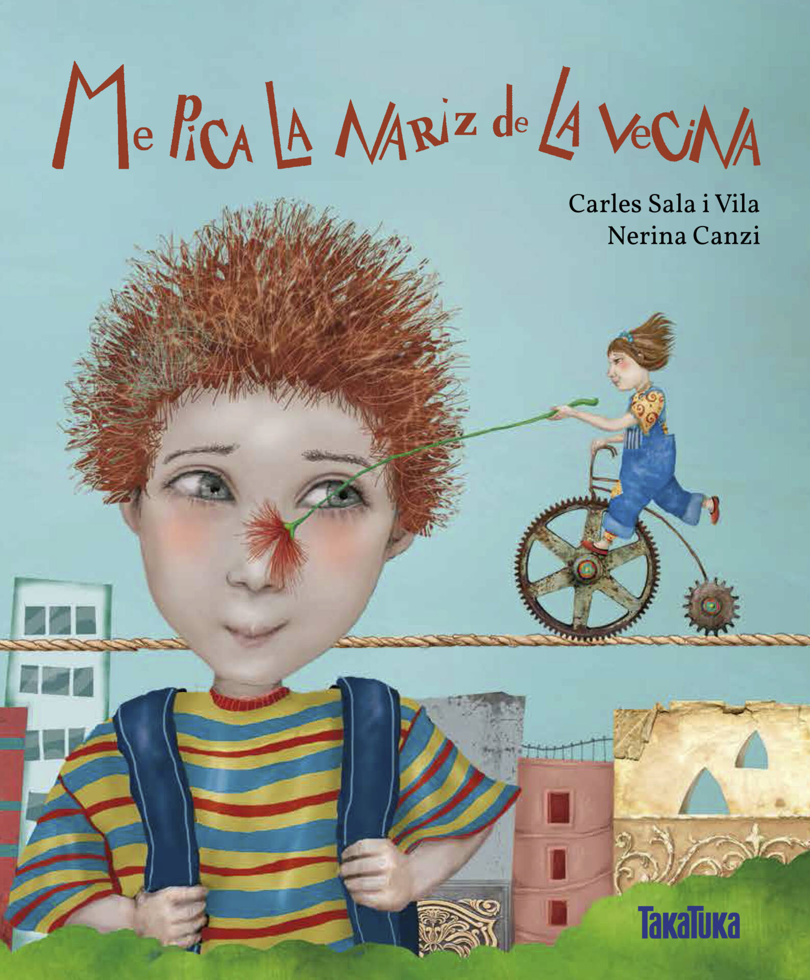 Me pica la nariz de la vecina