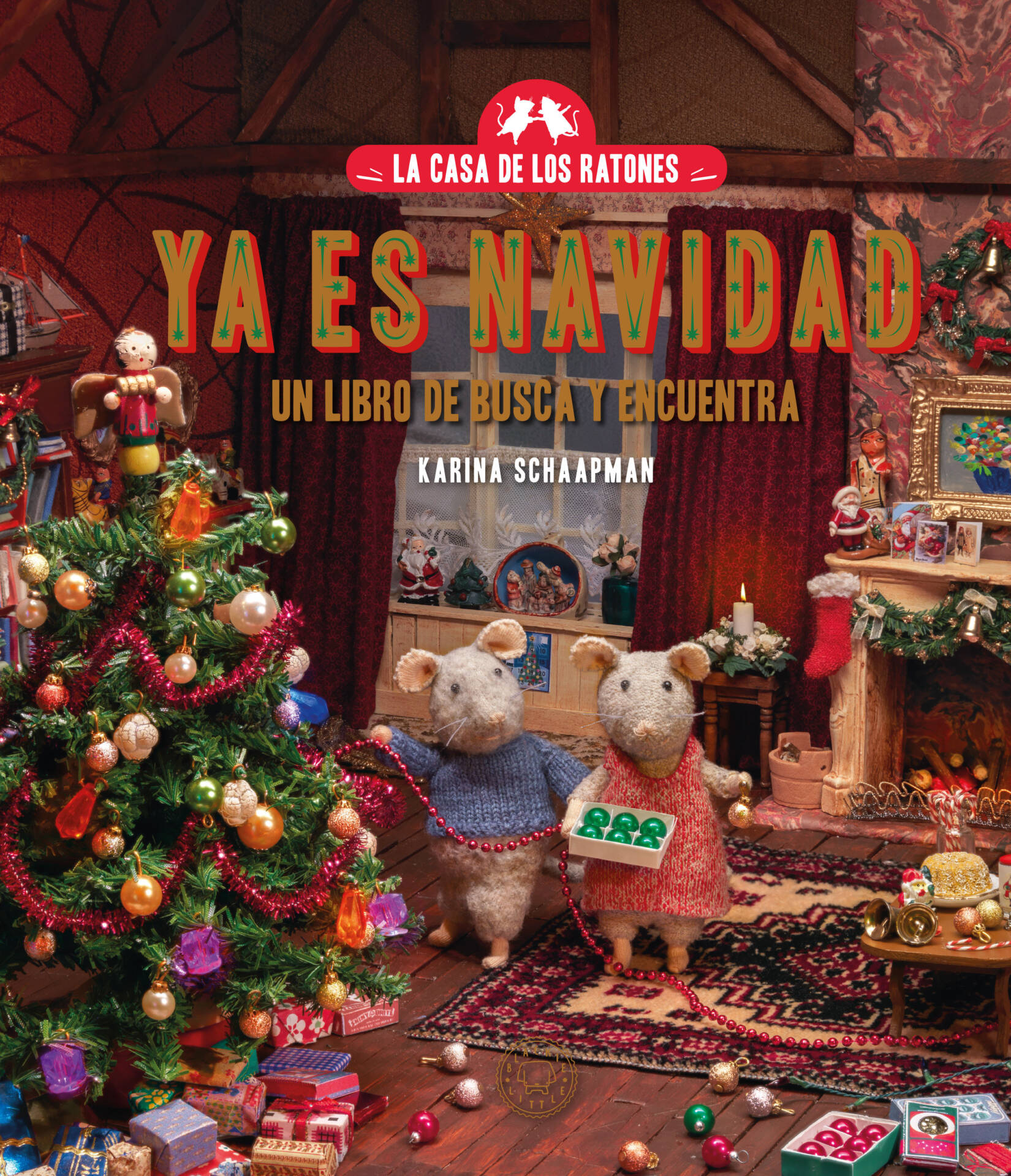 La casa de los ratones. Ya es Navidad. : Un libro de busca y encuentra.