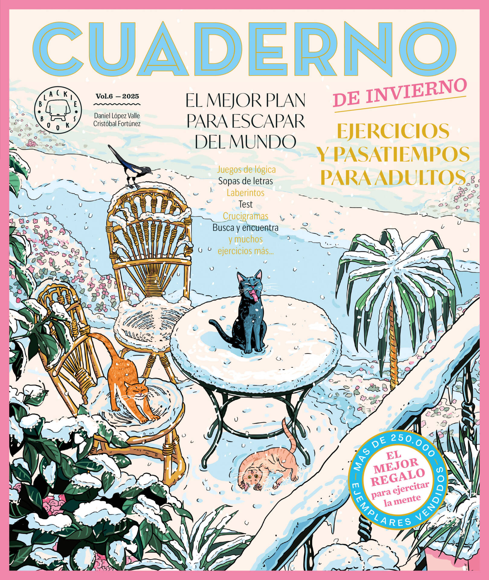 Cuaderno de invierno. Vol. 6 : Ejercicios y pasatiempos para adultos