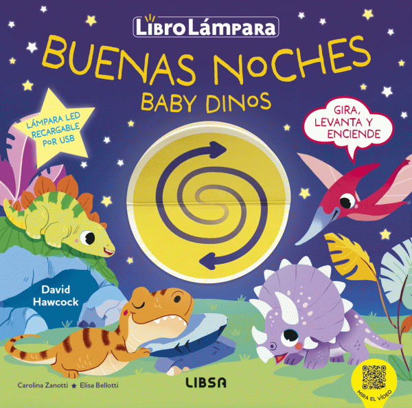Buenas Noches Baby Dinos: LIBRO LÁMPARA