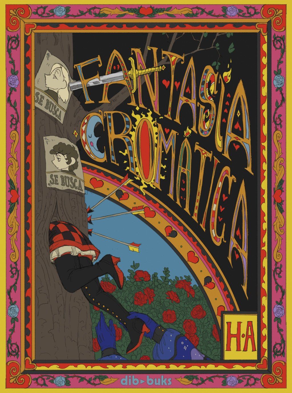 Fantasía cromática : Novela gráfica de fantasía medieval con romance queer transmasculino, aventura y demonios