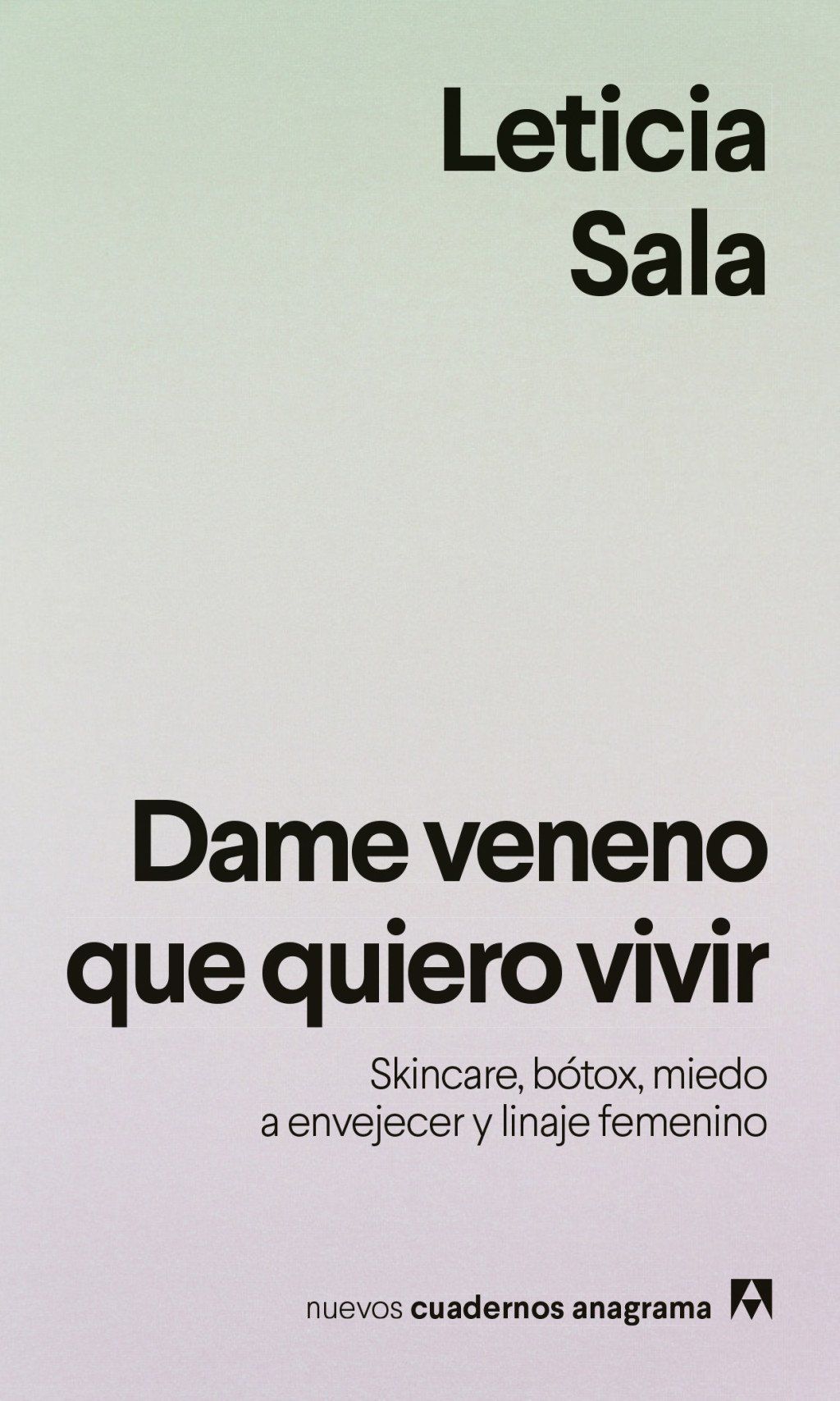 Dame veneno que quiero vivir : Skincare, bótox, miedo a envejecer y linaje femenino
