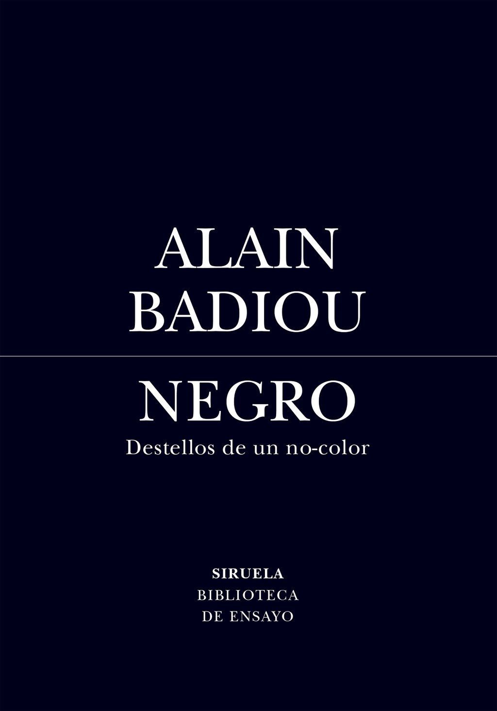 Negro : Destellos de un no-color