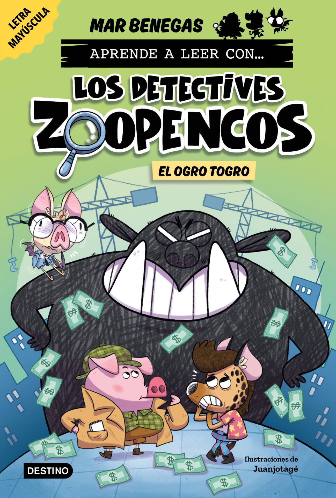 Aprender a leer con... Los Detectives Zoopencos 7. El ogro Togro : En letra MAYÚSCULA para aprender a leer (libros para niños a partir de 5 años). Elige tu propia historia